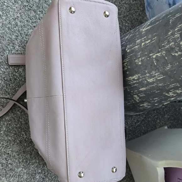 Coach Light Purple Leather Shoulder Bag - Picture 14 of 16